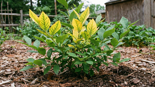 Blueberry Bush Leaves Turning Yellow