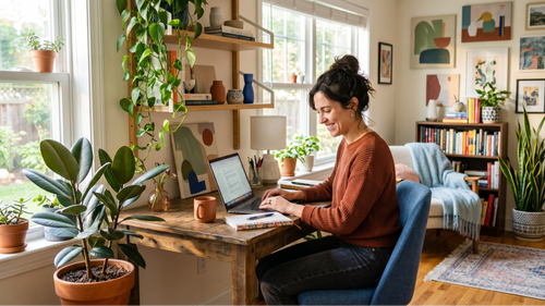 focus boosting indoor plants