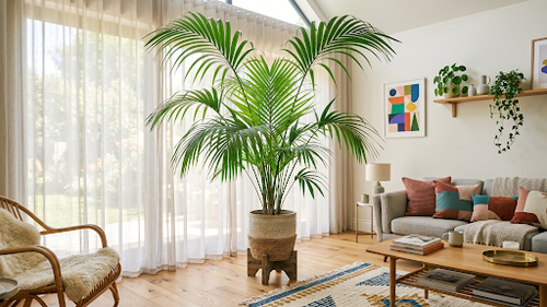 indoor palm plant