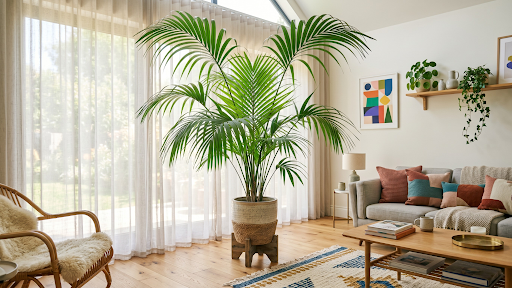indoor palm plant