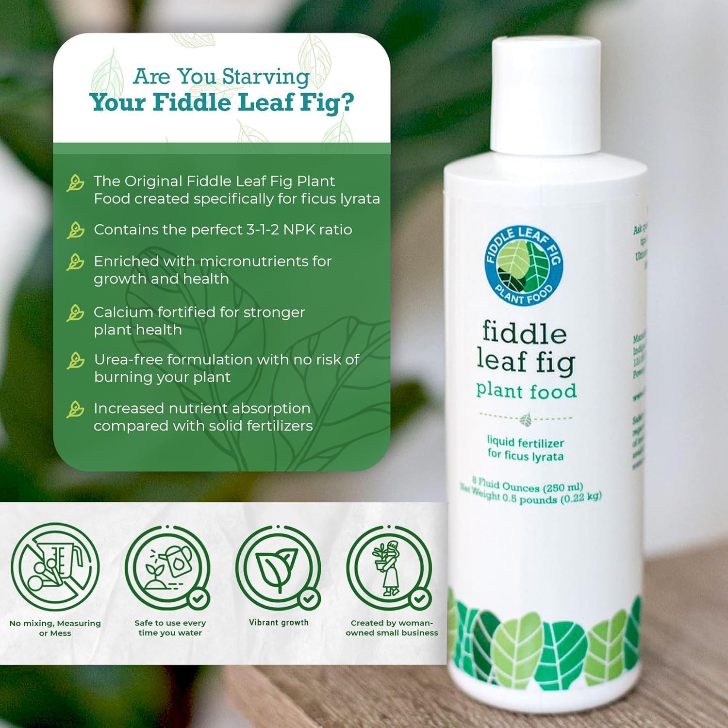 Houseplant Resource Center Fiddle Leaf Fig Plant Food - Thumbnail 5