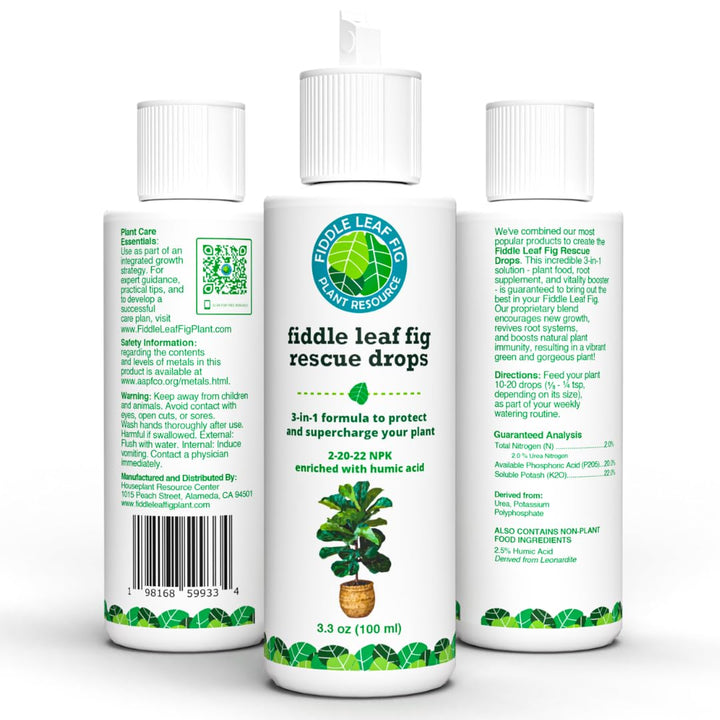 Fiddle Leaf Fig Rescue Drops — Powerful Immunity Boosting Formula | 3.3 oz