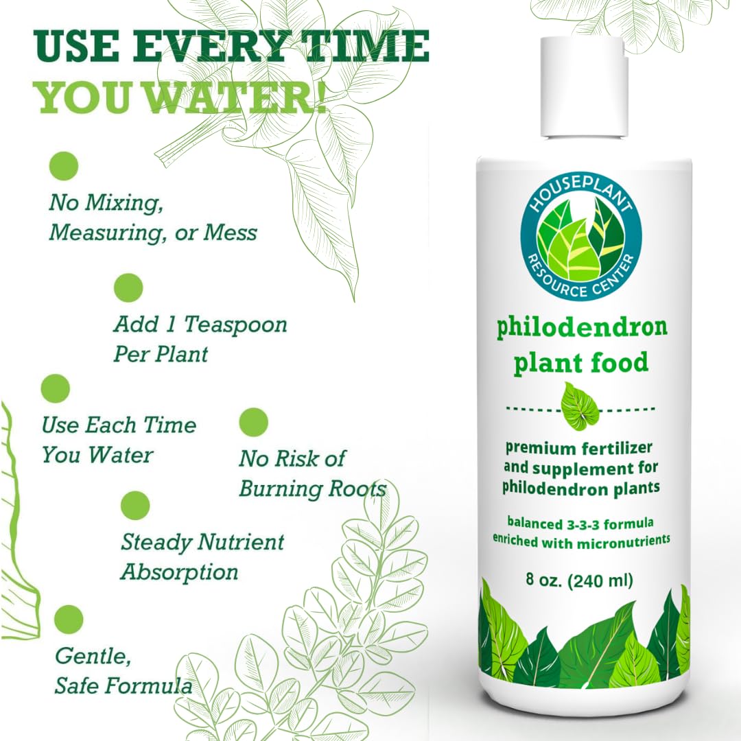 balanced liquid fertilizer for indoor plants Philodendron Plant Food – Enriched, Bioavailable Liquid Fertilizer