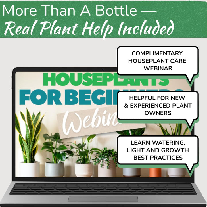 Indoor Plant Food - Versatile, Bioavailable Liquid Fertilizer | 8 oz