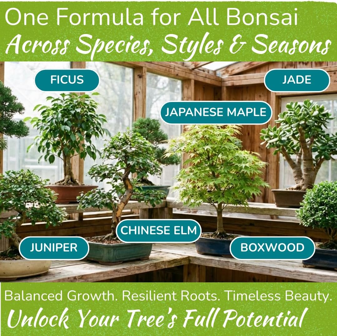 Bonsai Tree Food – Enriched, Bioavailable Liquid Fertilizer | 8 oz