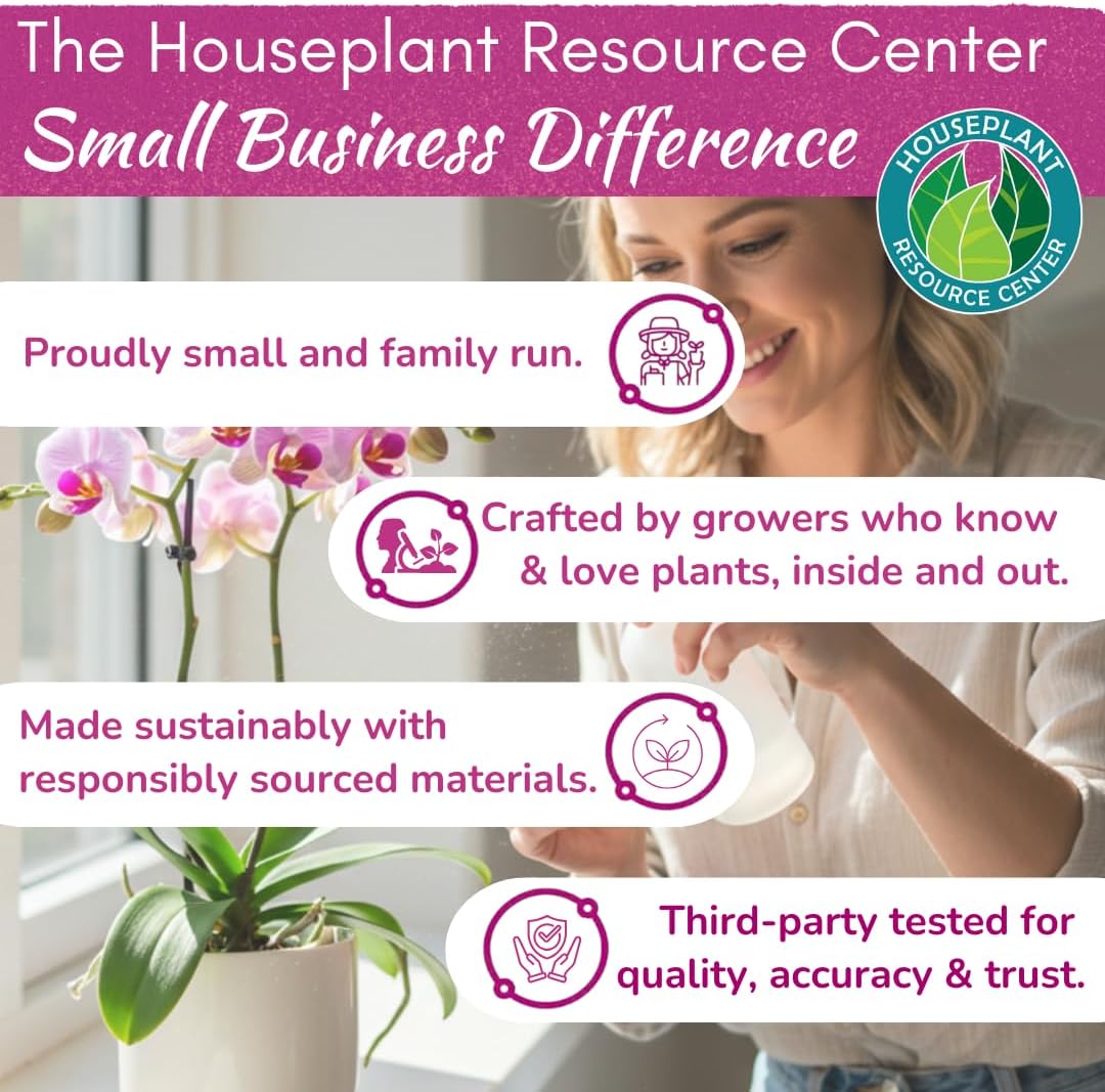 100% Organic Orchid Soil Mix — Nutrient-Rich, Well-Draining Living Soil Blend | 2.4 Quarts