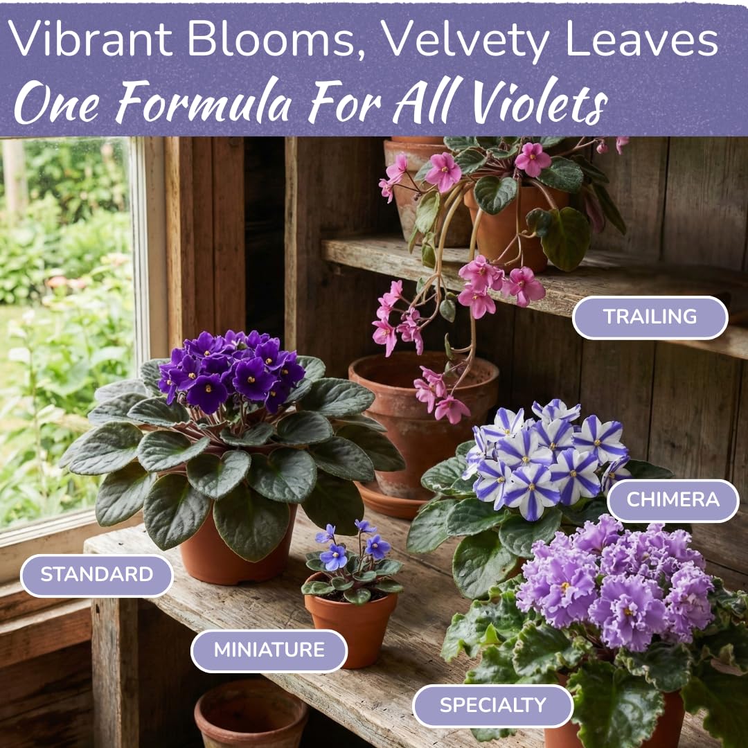 African Violet Plant Food – Enriched, Bioavailable Liquid Fertilizer | 8 oz