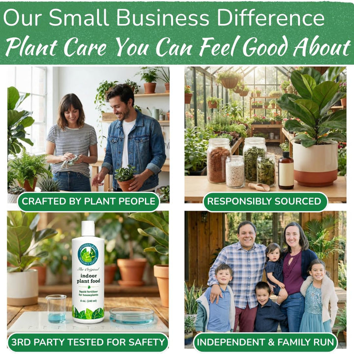 Indoor Plant Food - Versatile, Bioavailable Liquid Fertilizer | 8 oz
