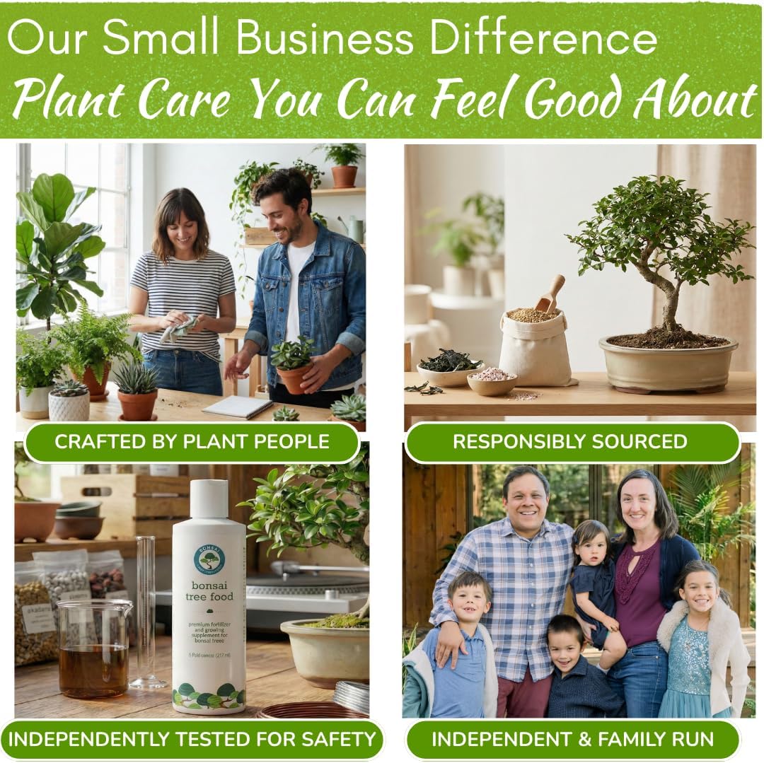 Bonsai Tree Food – Enriched, Bioavailable Liquid Fertilizer | 8 oz