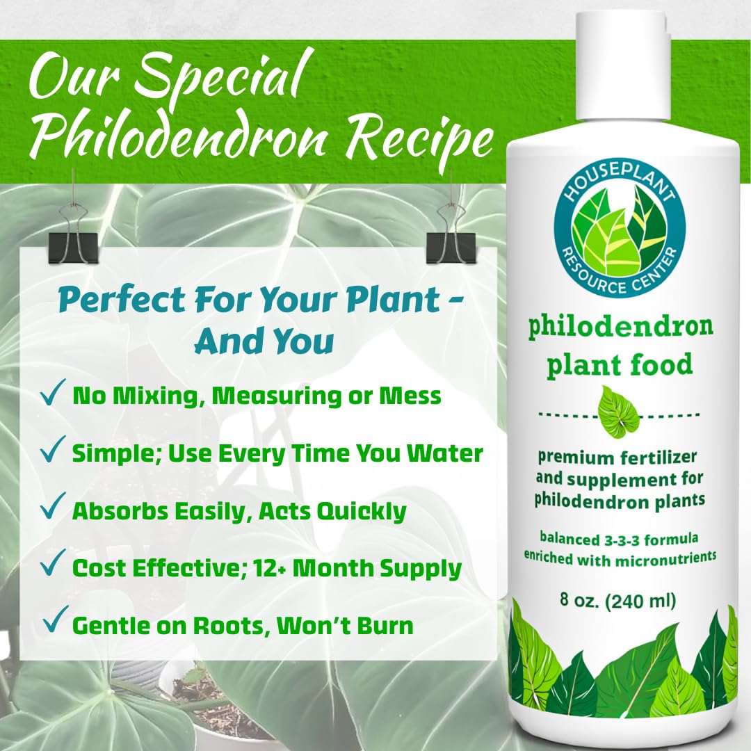 philodendron brasil fertilizer Philodendron Plant Food – Enriched, Bioavailable Liquid Fertilizer