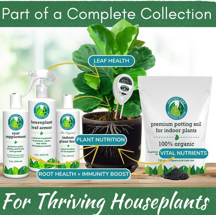 Houseplant 3-in-1 Soil Meter — Measures Light, Moisture & pH for Optimal Growth | Battery-Free