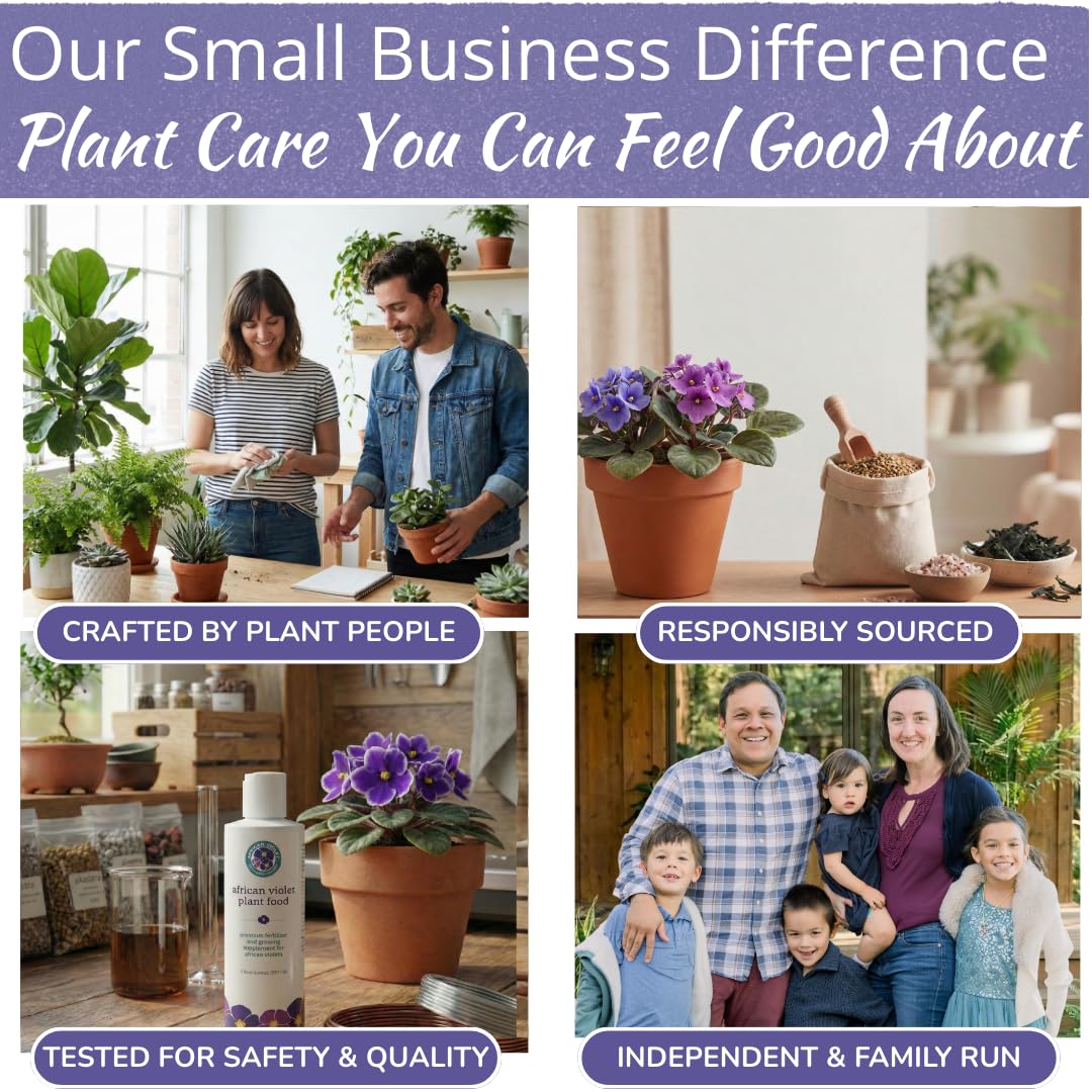 African Violet Plant Food – Enriched, Bioavailable Liquid Fertilizer | 8 oz