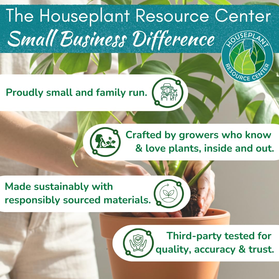 100% Organic Indoor Plant Potting Soil Mix — Nutrient Rich, Well-Draining Living Soil Blend | 8 quarts