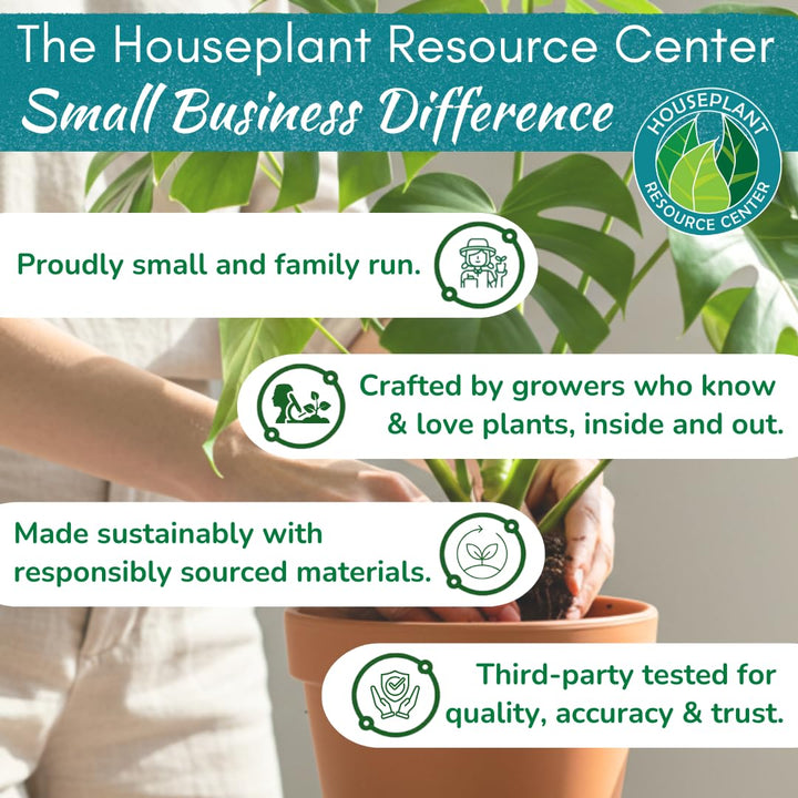 100% Organic Indoor Plant Potting Soil Mix — Nutrient Rich, Well-Draining Living Soil Blend | 8 quarts