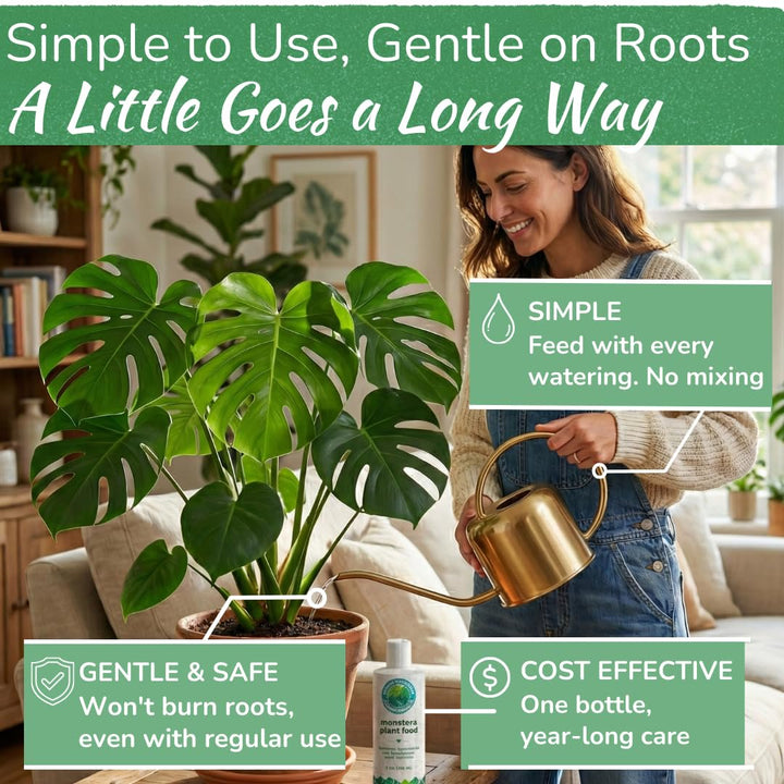 Monstera Plant Food – Enriched, Bioavailable Liquid Fertilizer | 8 oz