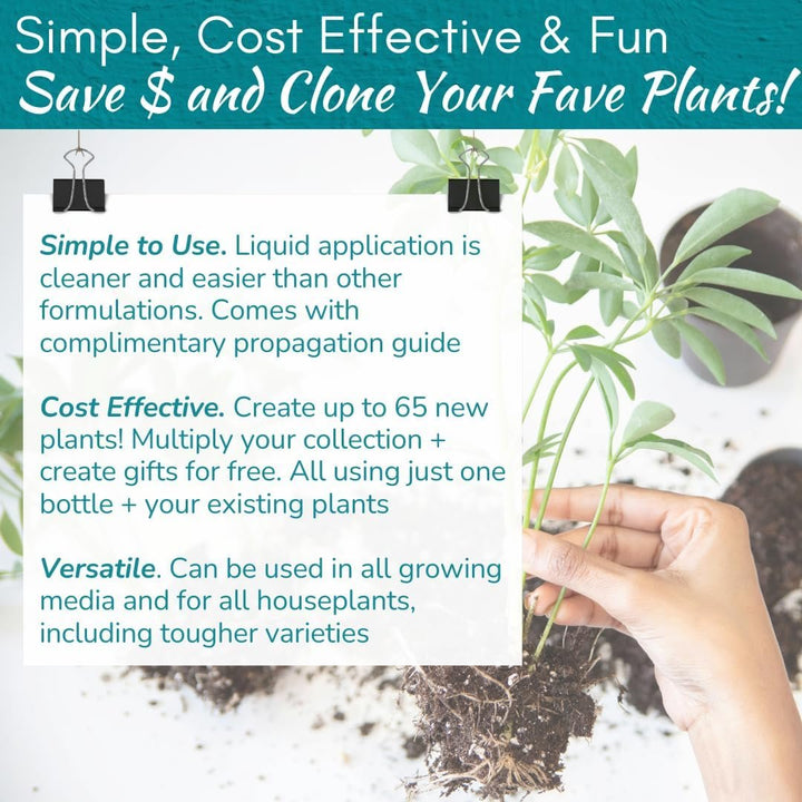 Houseplant Prop Drops – Propagation Promoter & Root Growth Hormone | 8 oz