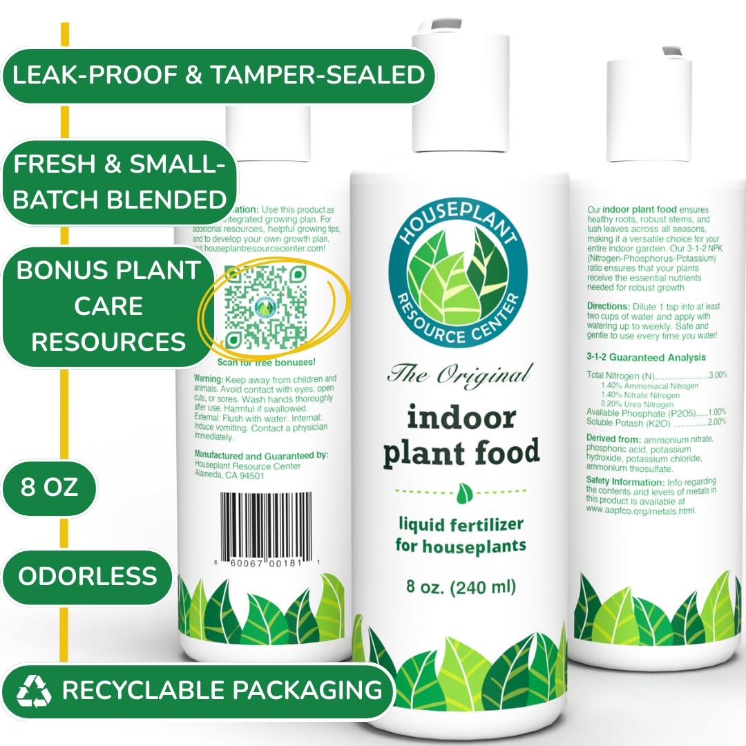 liquid house plant food Indoor Plant Food - Versatile, Bioavailable Liquid Fertilizer
