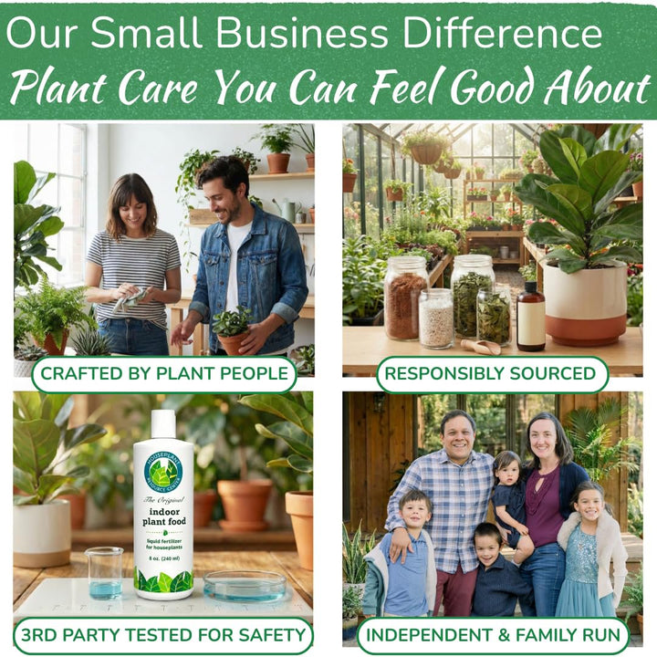 Indoor Plant Food - Versatile, Bioavailable Liquid Fertilizer | 8 oz