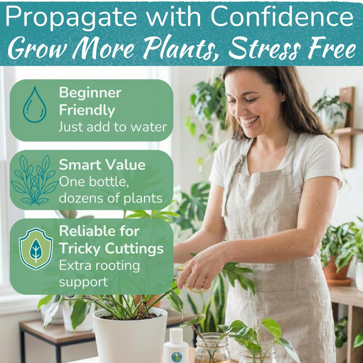 Houseplant Prop Drops – Propagation Promoter & Root Growth Hormone | 8 oz