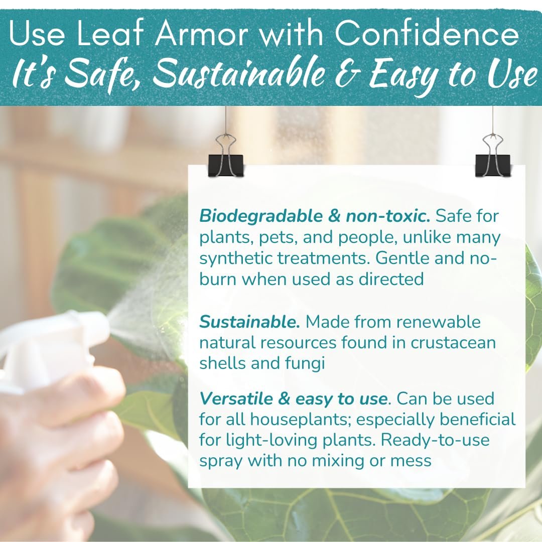 fiddle leaf fig leaf armor Leaf Armor – Natural Plant Leaf Protectant and Shine Spray