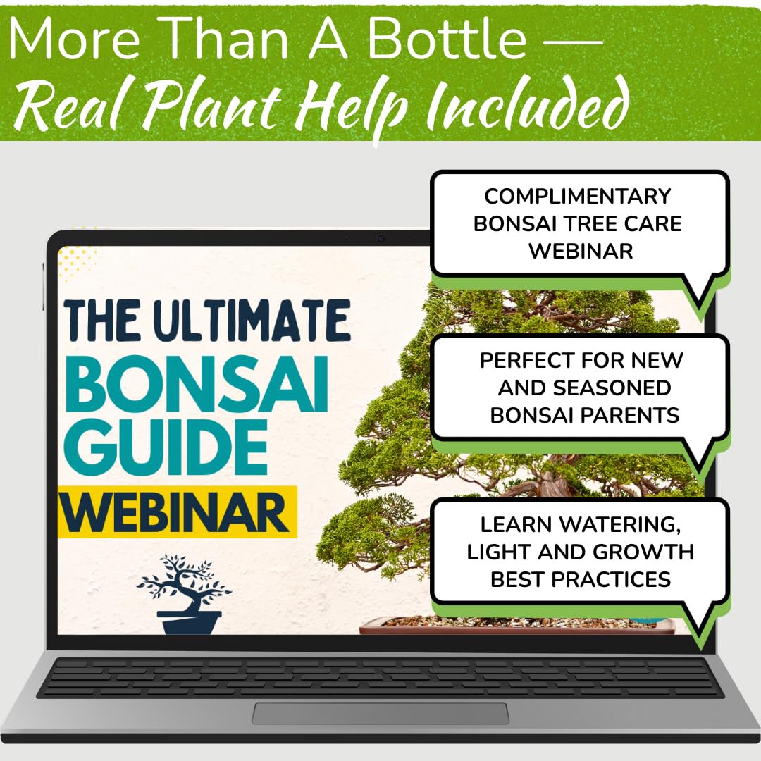Bonsai Tree Food – Enriched, Bioavailable Liquid Fertilizer | 8 oz