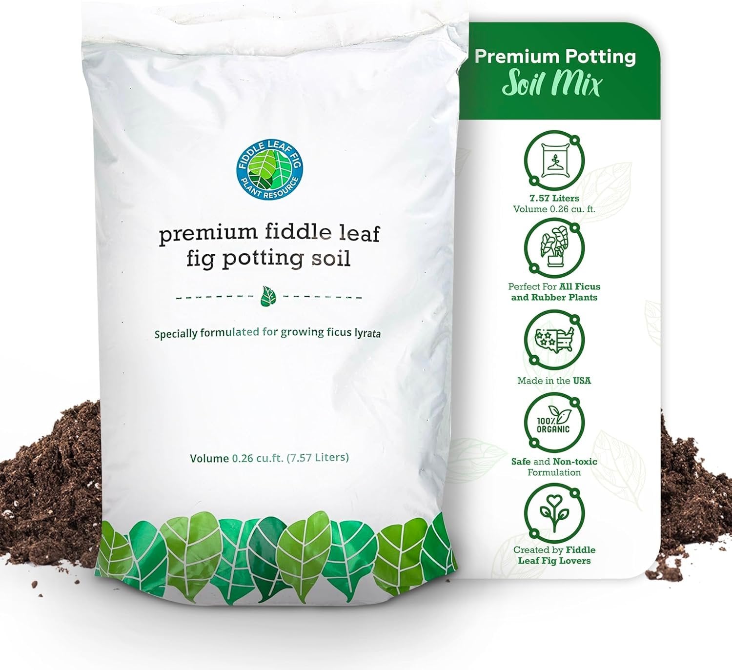 Fiddle Leaf Fig Potting Soil Mix
