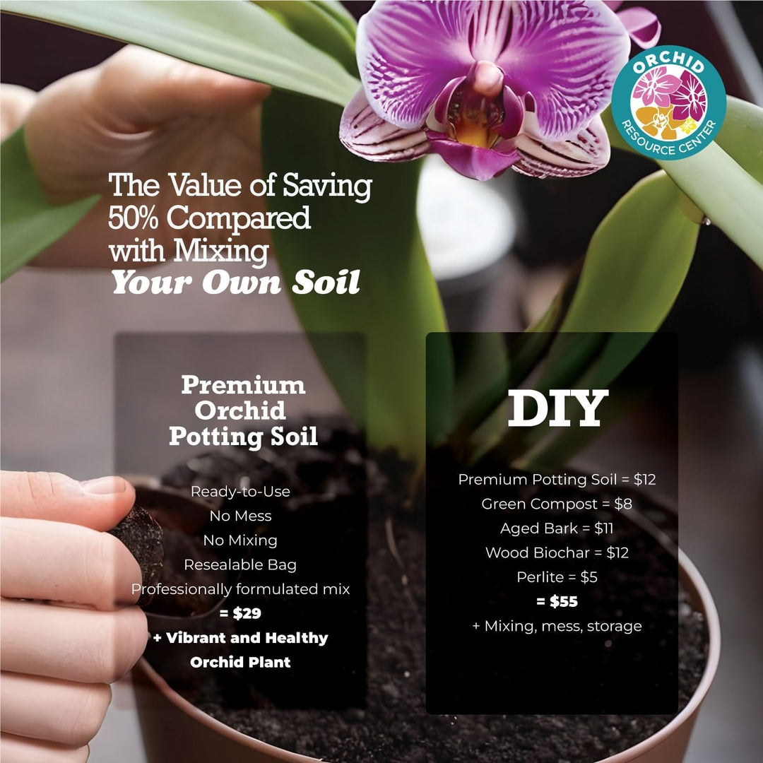 other uses for orchid potting mix 100% Organic Orchid Soil Mix — Nutrient-Rich, Well-Draining Living Soil Blend