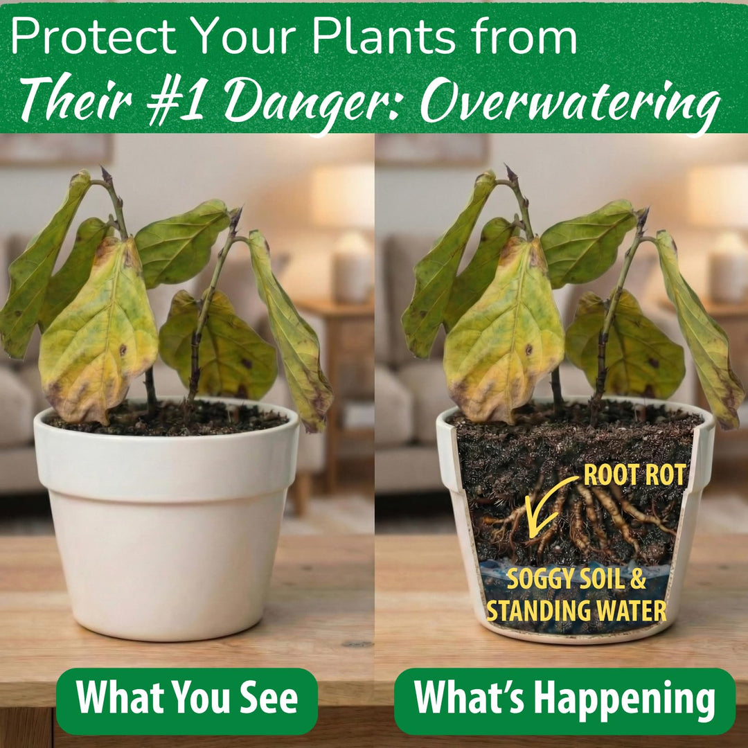 Smart Gravel Drainage Rocks for Potted Plants — Eco-Friendly Overwatering Solution | 2 lbs
