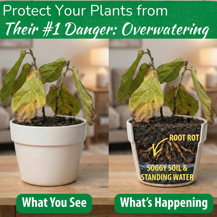Smart Gravel Drainage Rocks for Potted Plants — Eco-Friendly Overwatering Solution | 2 lbs