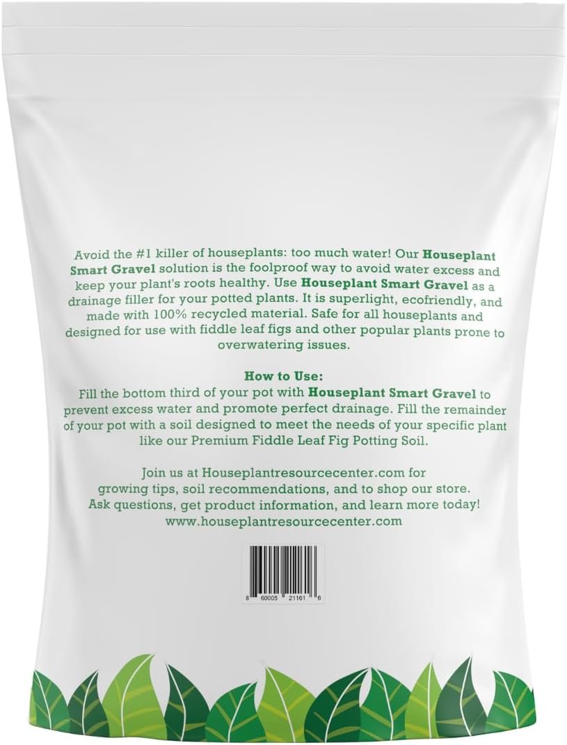 Smart Gravel Drainage Rocks for Potted Plants — Eco-Friendly Overwatering Solution | 2 lbs