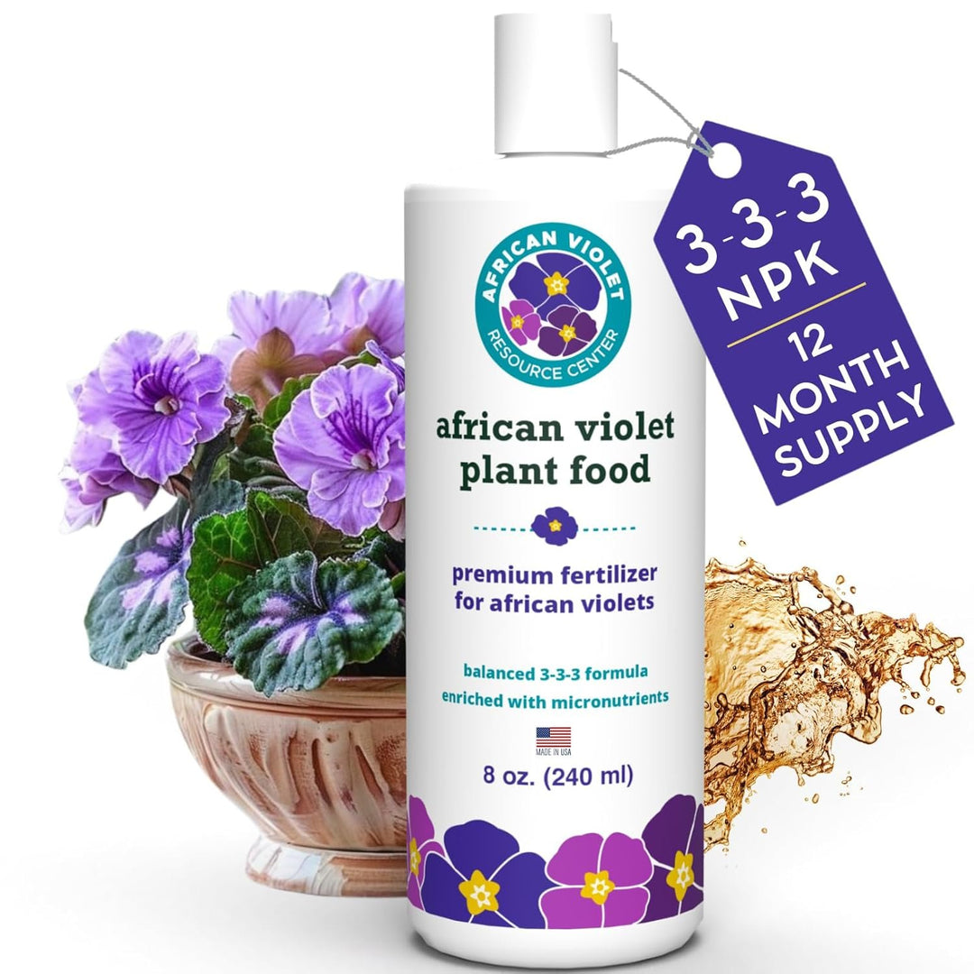 African Violet Plant Food – Enriched, Bioavailable Liquid Fertilizer | 8 oz
