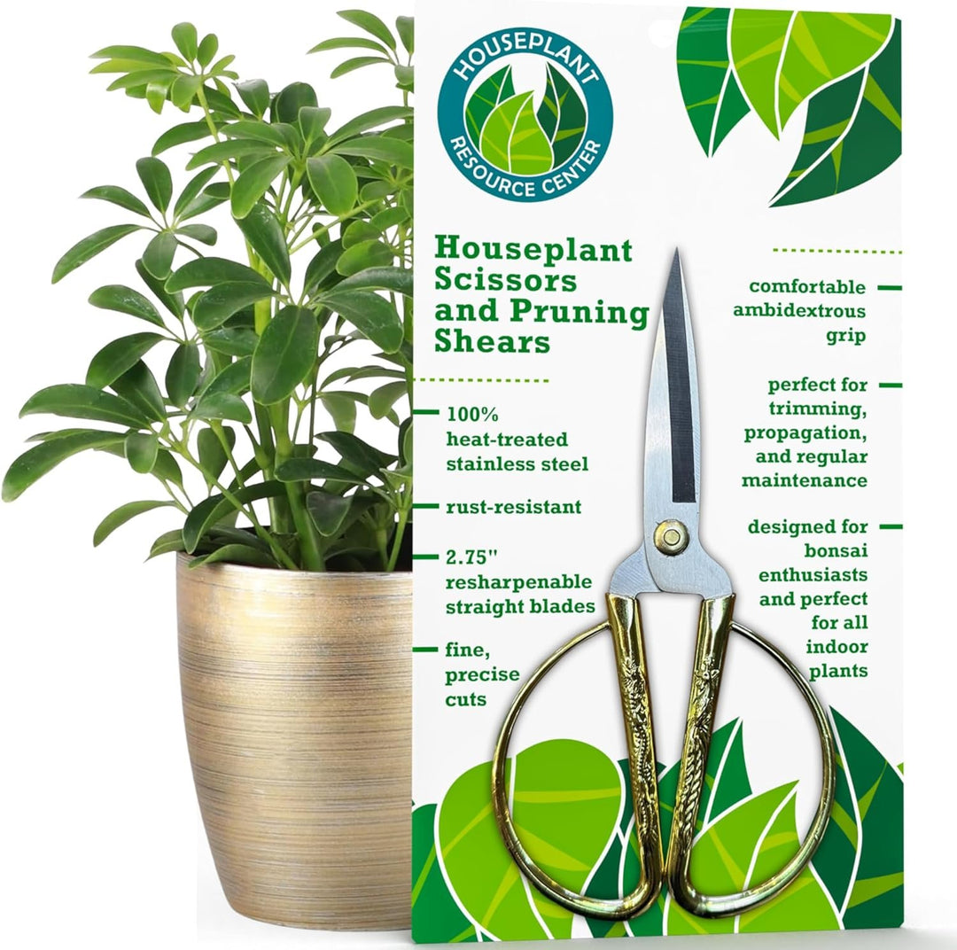Premium Houseplant Scissors & Pruning Shears — Rust Resistant, Stainless Steel, Ultra-Precise