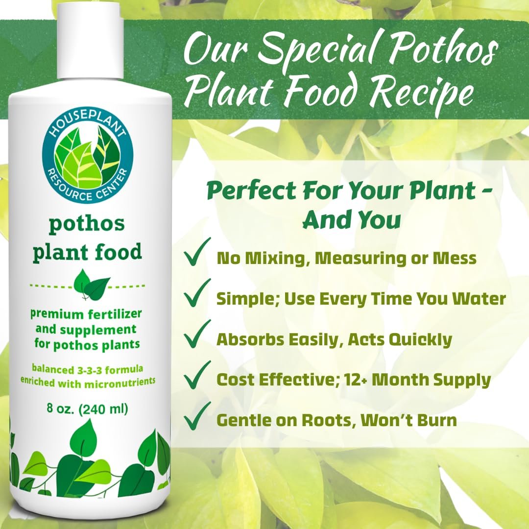 golden pothos fertilizer Pothos Plant Food – Enriched, Bioavailable Liquid Fertilizer